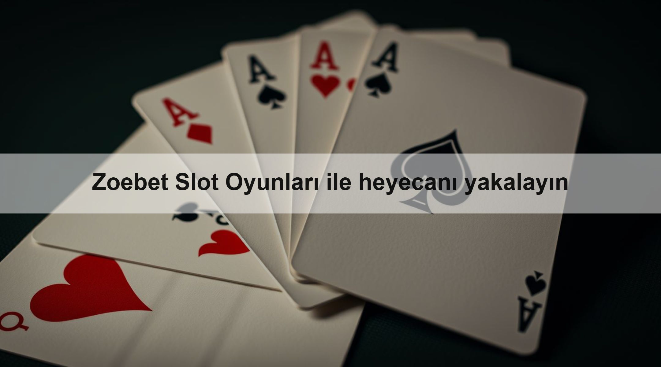 Zoebet Slot Oyunları ile heyecanı yakalayın